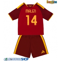 Maglie da calcio AS Roma Donyell Malen #14 Prima Maglia Bambino 2026-27 Manica Corta + Pantaloni corti)